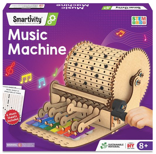 Music Machine | Build-It-Yourself STEAM Toy | 8 + Years