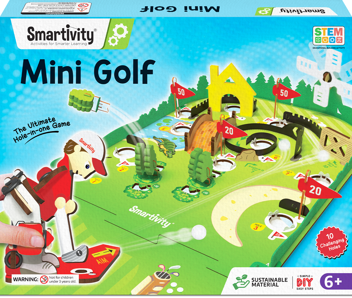 Mini Golf | DIY STEM Construction Toy | 6 + Years