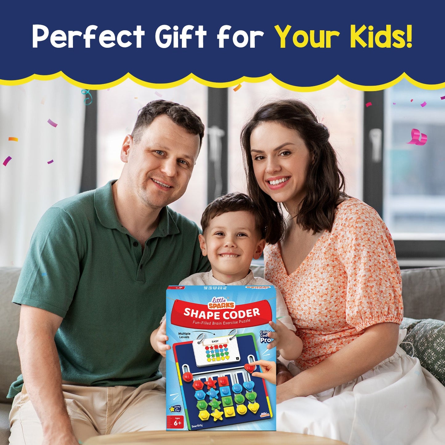 Shape Coder | 6-14 years | DIY Activity Kit