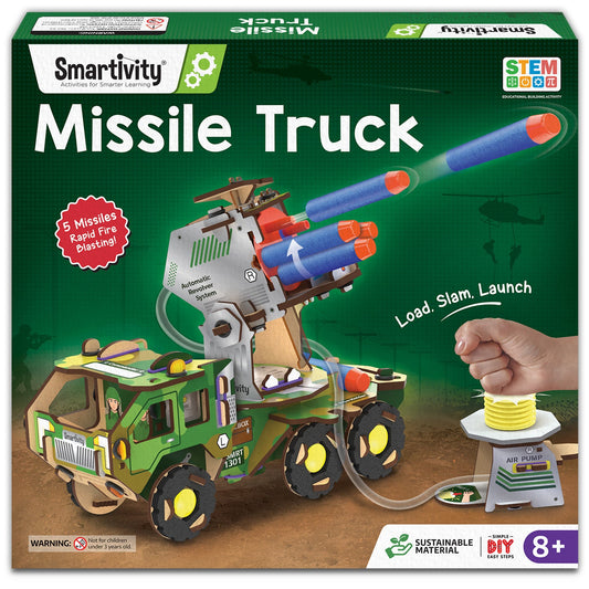 Missile Truck | DIY STEM Construction Toy | 8 + Years