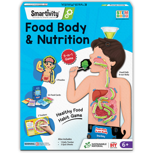 Food Body & Nutrition| DIY Activity Kit | 6 + Years