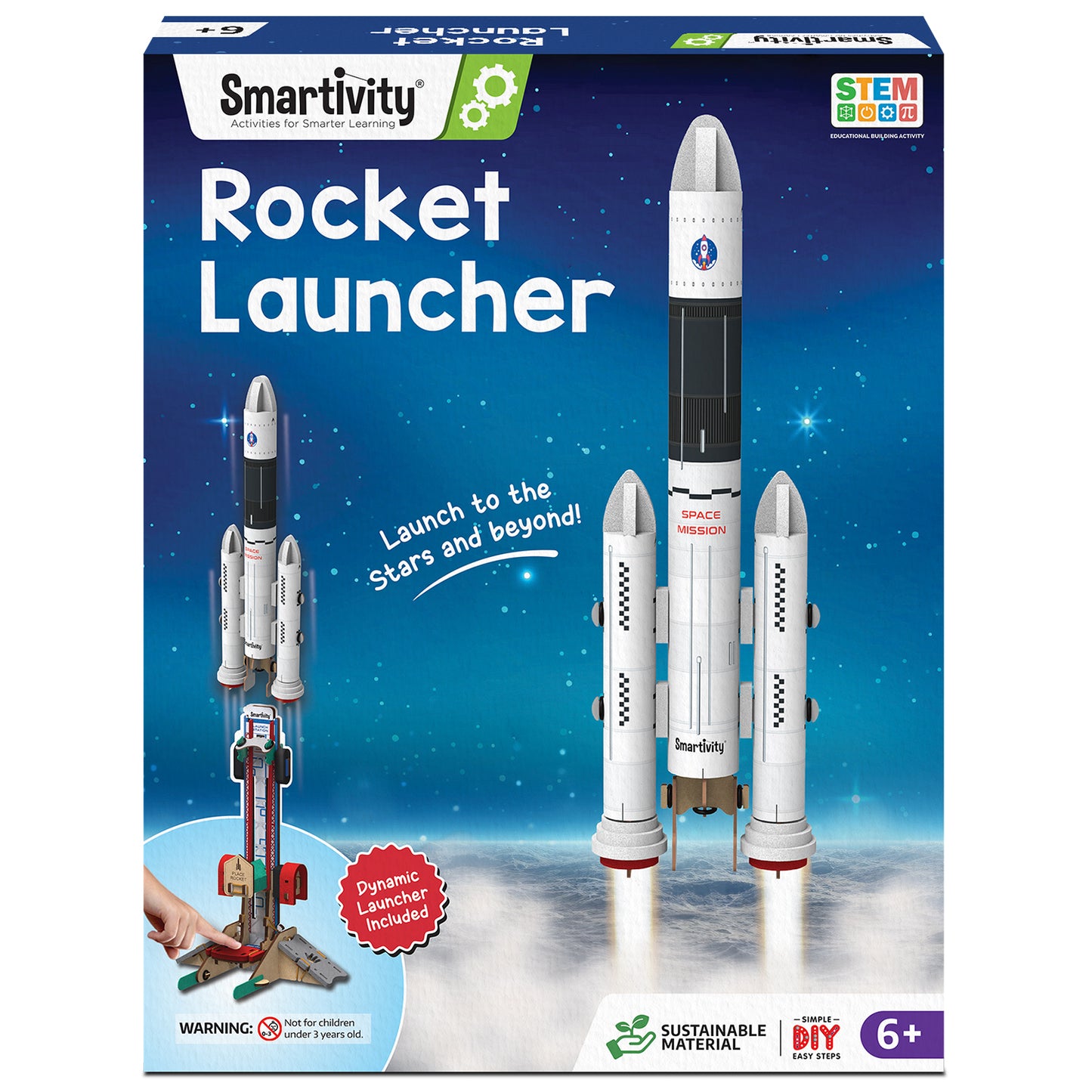 Rocket Launcher | DIY STEM Construction Toy | 6 + Years