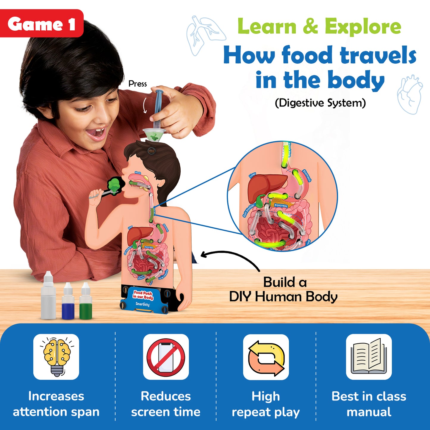 Food Body & Nutrition| DIY Activity Kit | 6 + Years