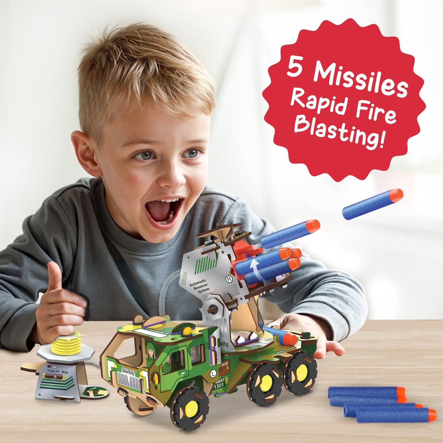 Missile Truck | 8 - 14 years | DIY STEM Construction Toy