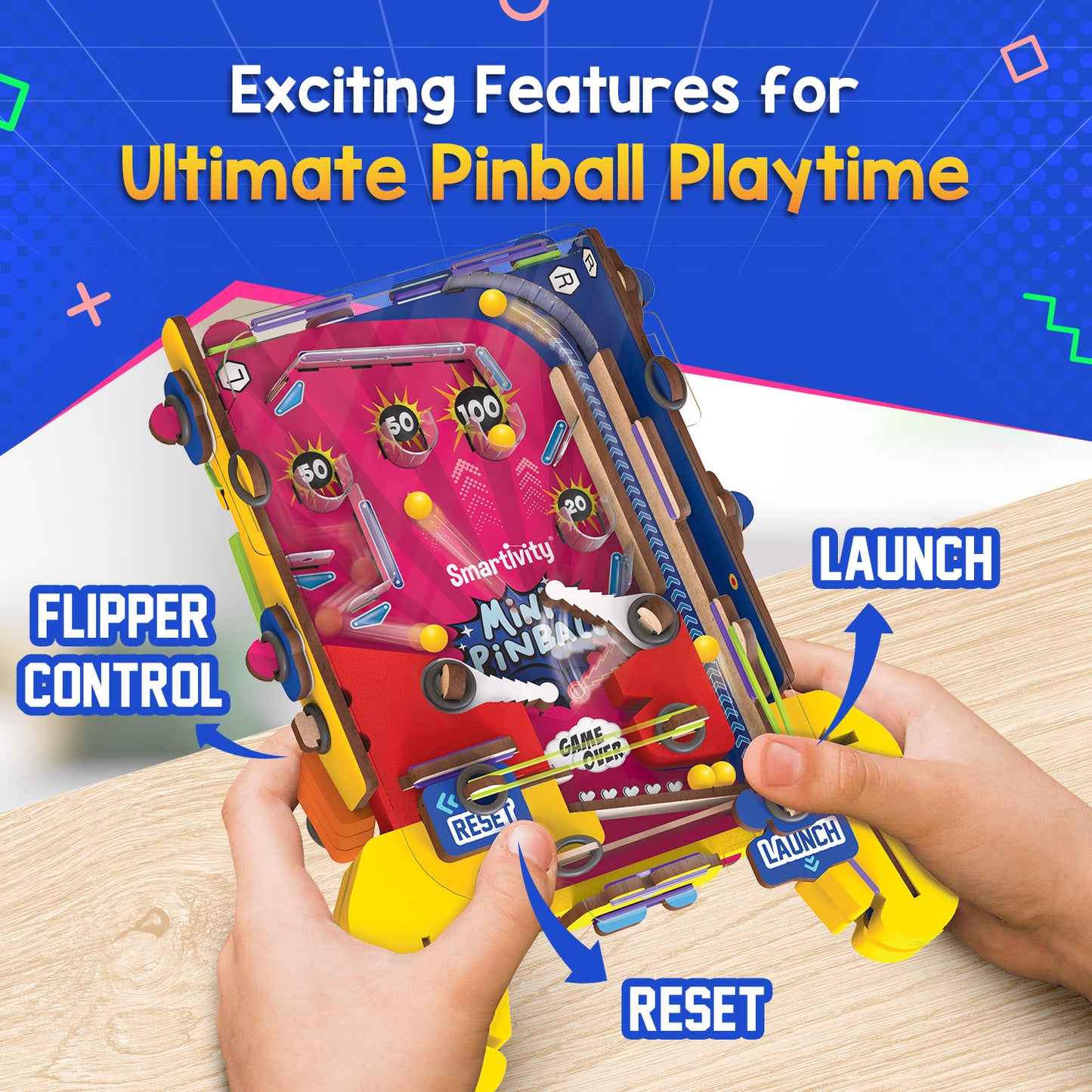 Mini Pinball | DIY STEM Construction Toy | 6 + Years