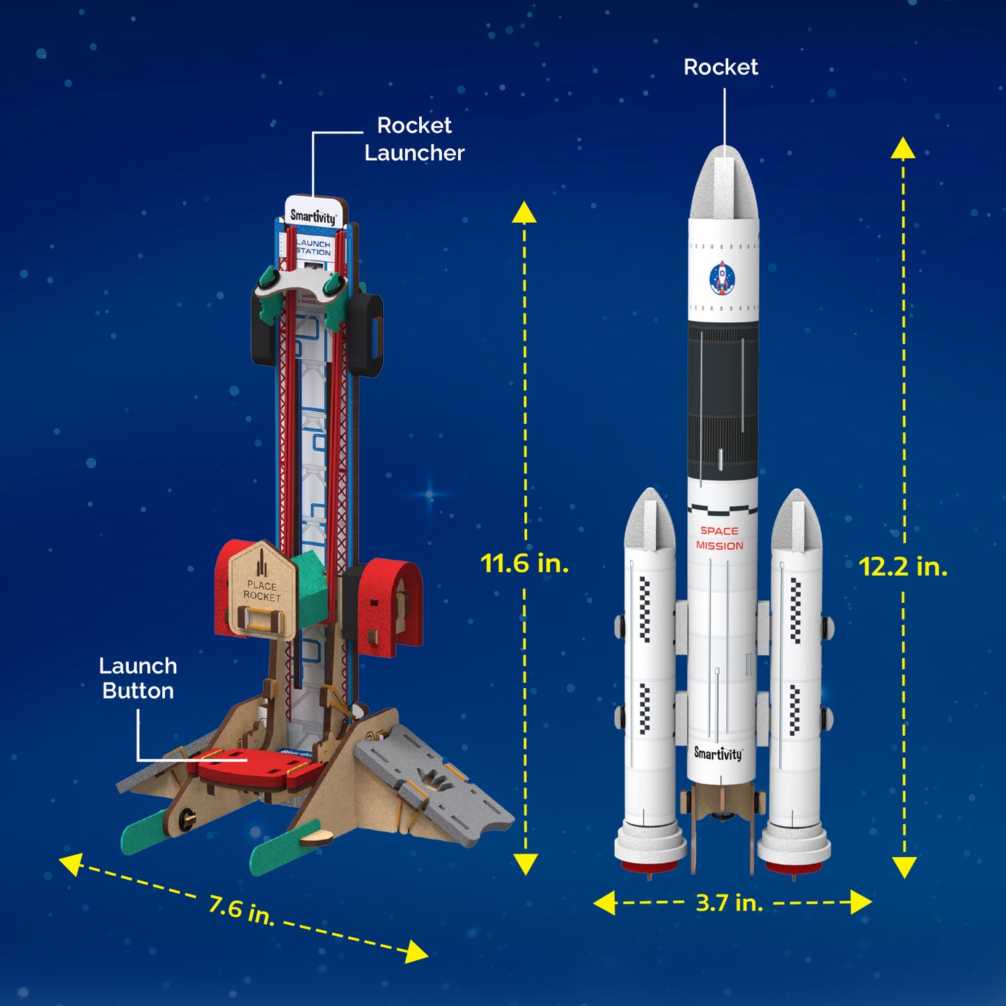 Rocket Launcher | DIY STEM Construction Toy | 6 + Years
