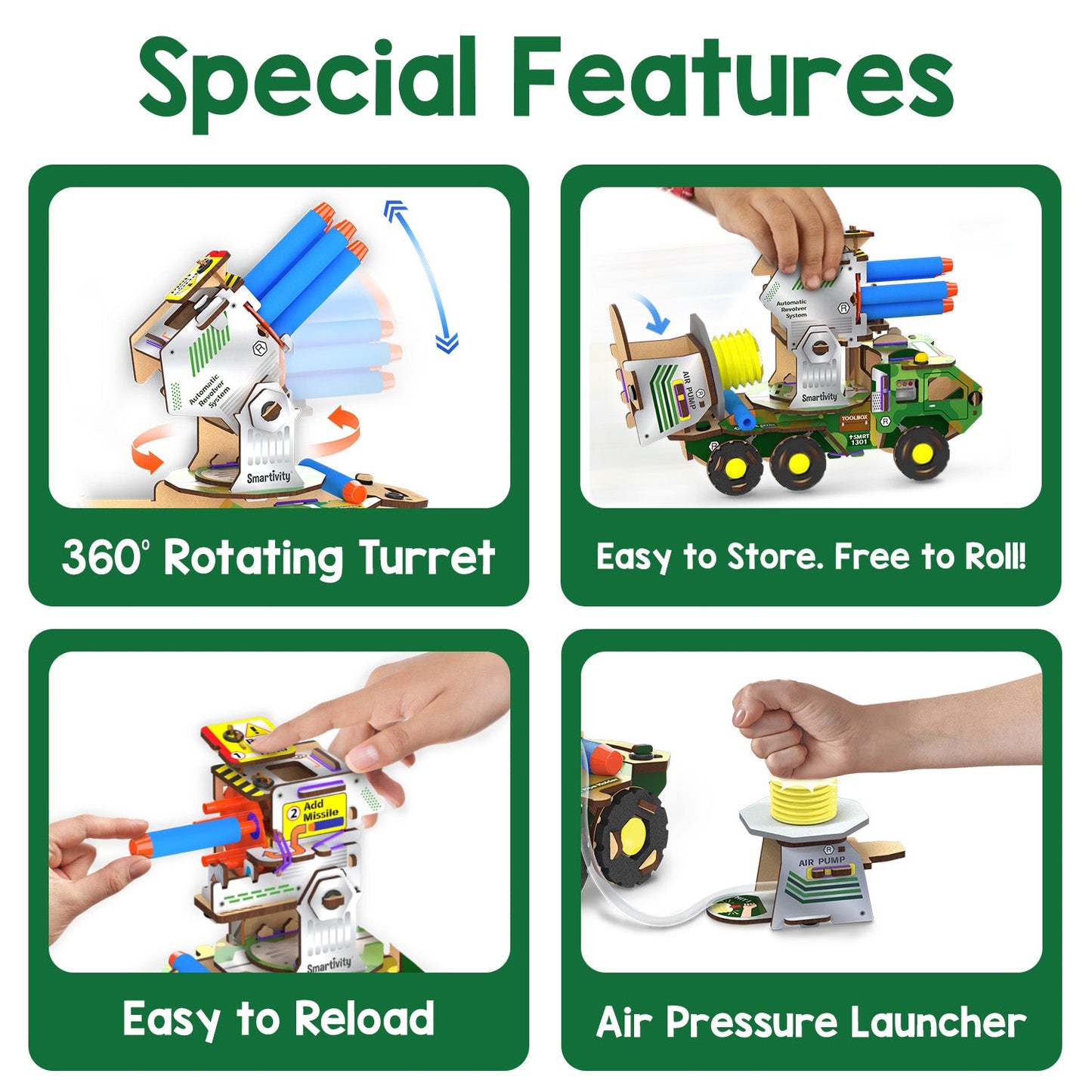 Missile Truck | 8 - 14 years | DIY STEM Construction Toy