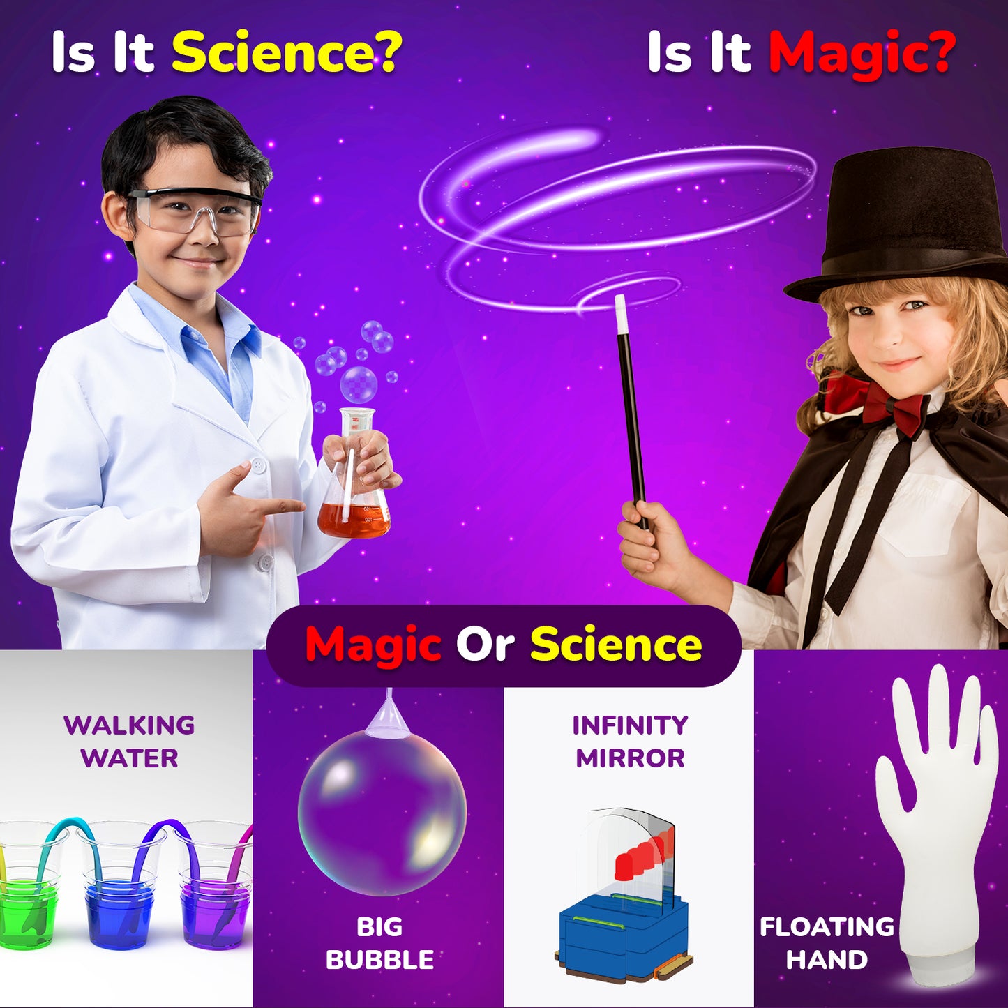 Magic of Science | DIY STEAM Activity Kit | 4 + Years