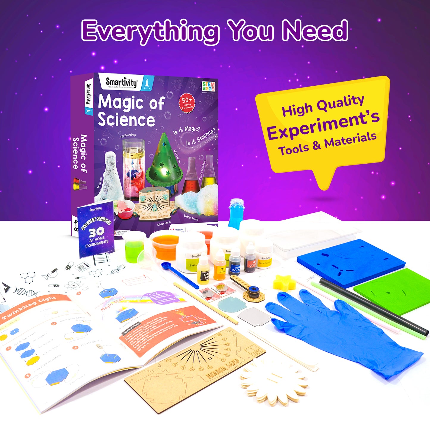 Magic of Science | DIY STEAM Activity Kit | 4 + Years