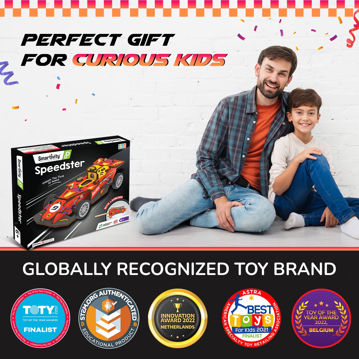 Speedster | Build-It-Yourself STEAM Toy Car l 6 + Years