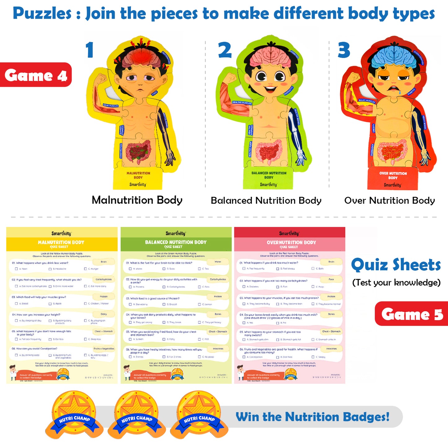 Food Body & Nutrition| DIY Activity Kit | 6 + Years