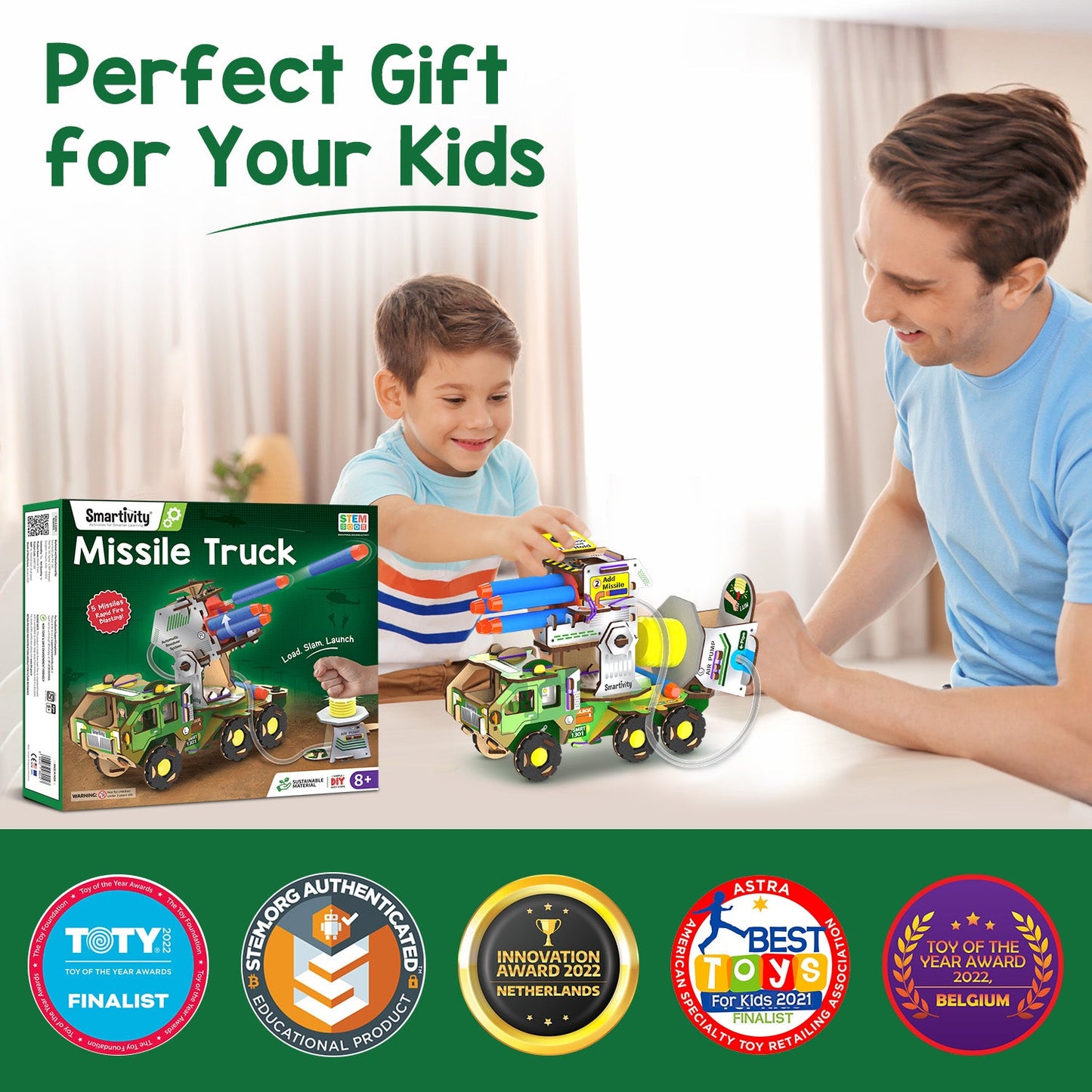Missile Truck | 8 - 14 years | DIY STEM Construction Toy