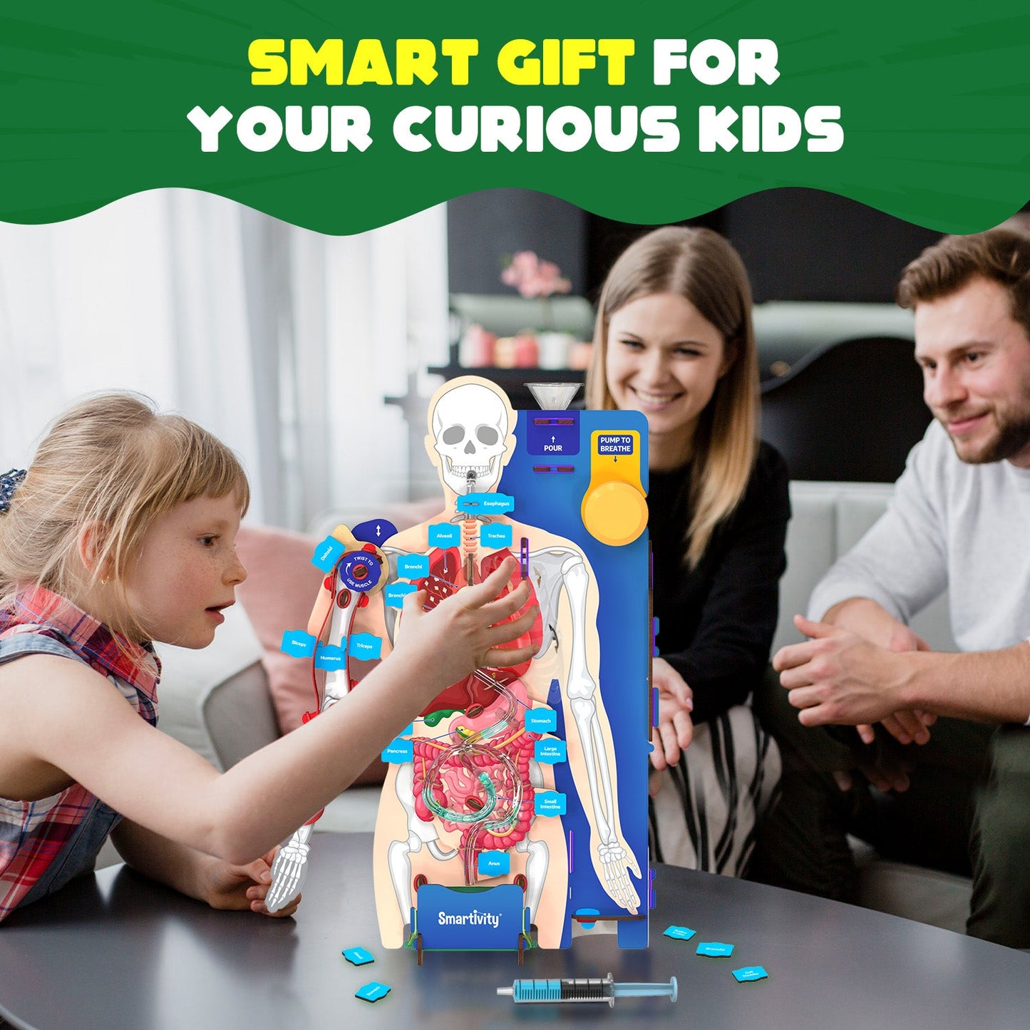 Interactive Human Body | 8 - 14 years | DIY STEM Construction Toy