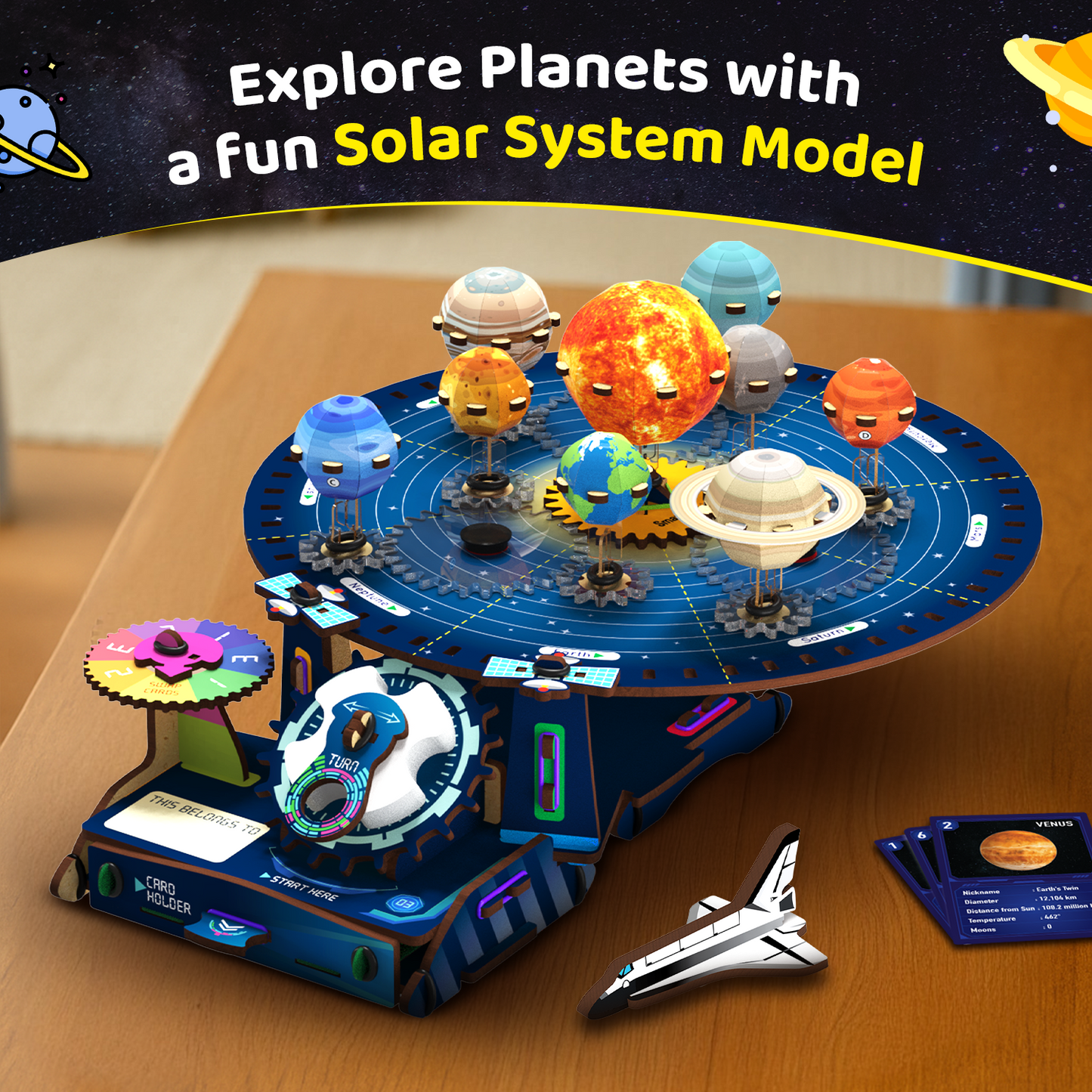 Solar System | 8 - 14 years | DIY STEM Construction Toy