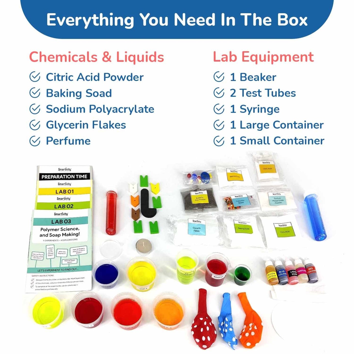 Mega Science Kit | Biggest STEAM Activity Box - 108 Experiments | 6-10 Years