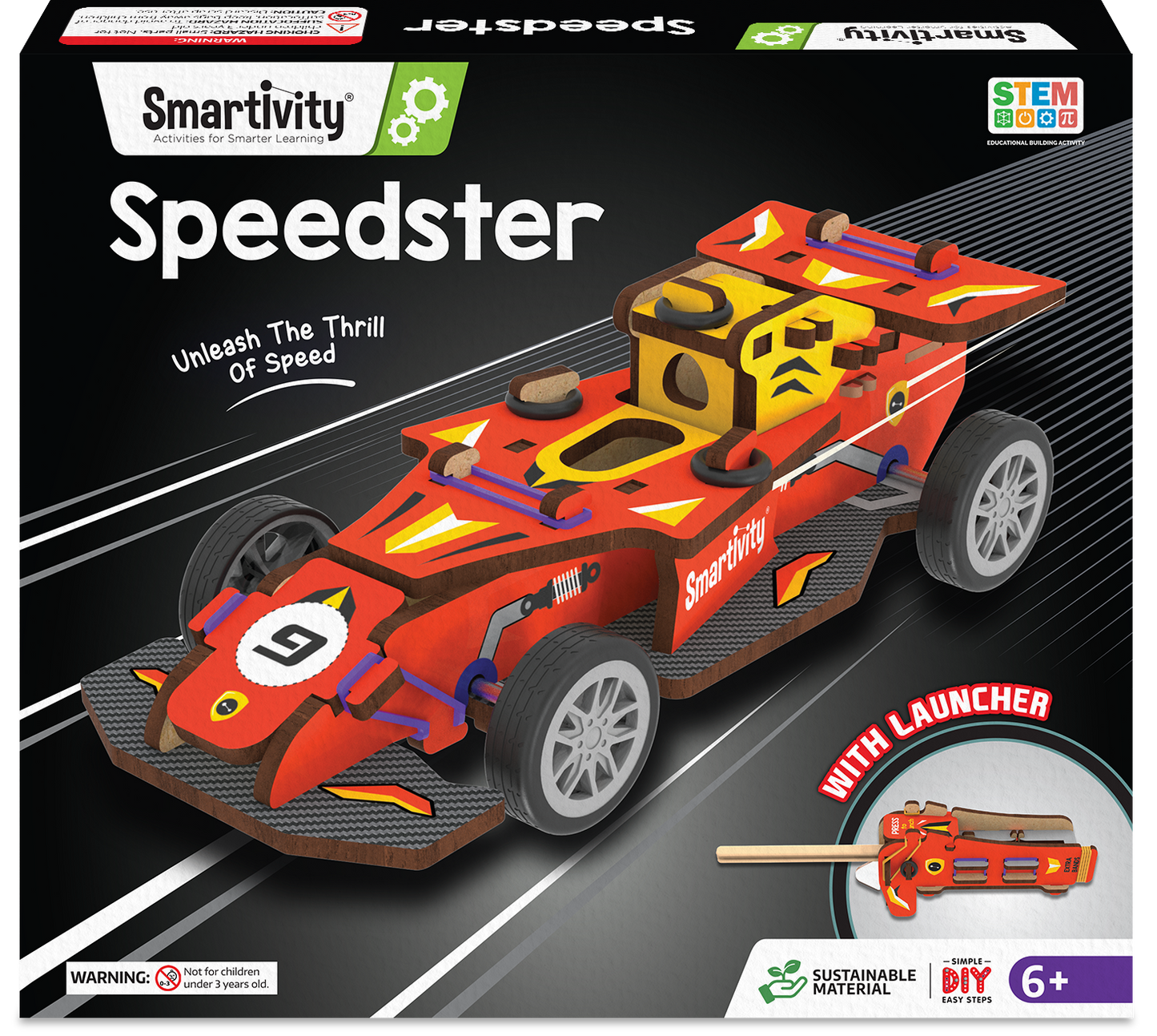 Speedster | Build-It-Yourself STEAM Toy Car l 6 + Years