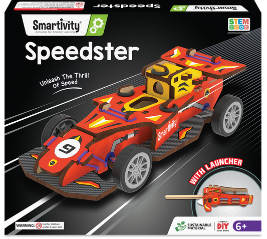 Speedster | Build-It-Yourself STEAM Toy Car l 6 + Years