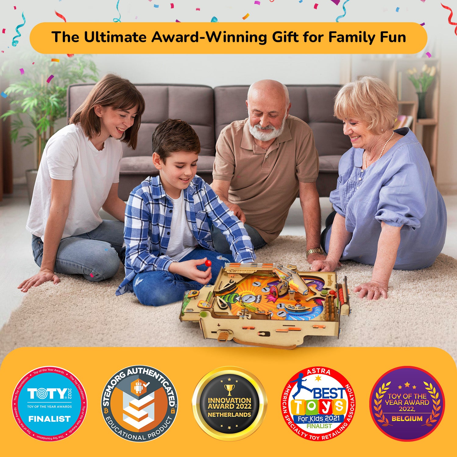 Pinball Machine Toy | STEAM Based Learning Toys – Smartivity USA