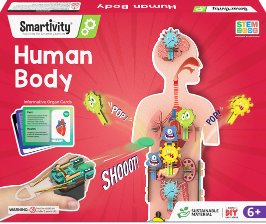 Human Body Germ Buster | DIY STEAM 5-in-1 Game | 6 + Years