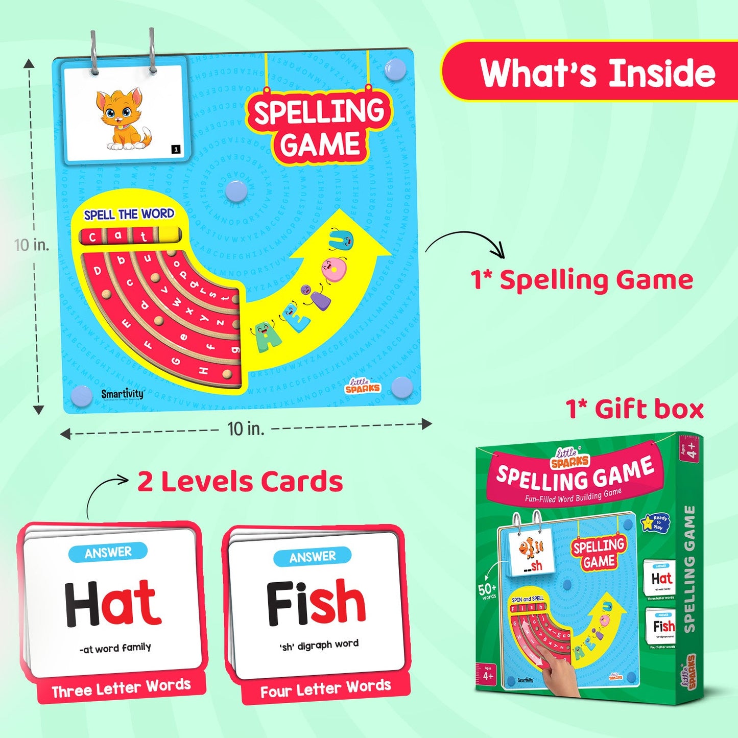 Spelling Game | 4-8 years | DIY Activity Kit