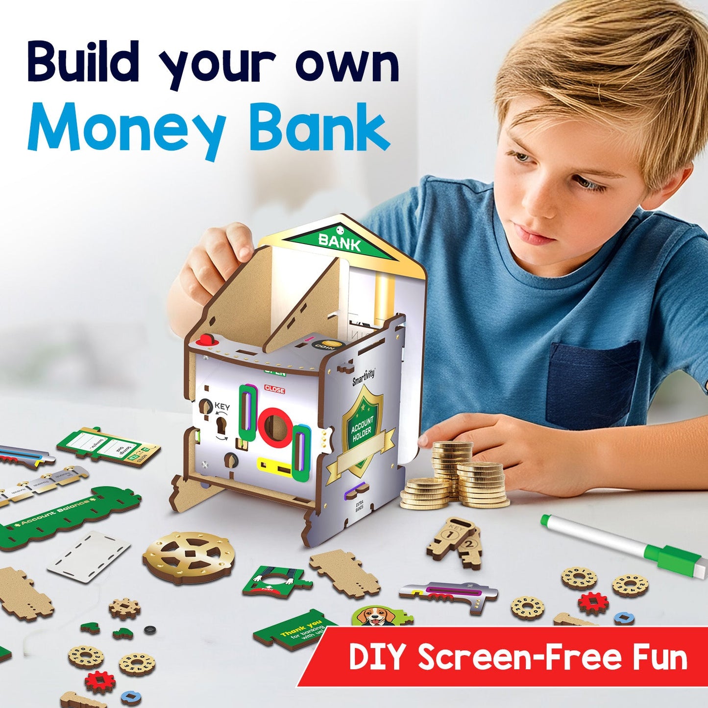 Money Bank | 6 - 14 years | DIY STEM Construction Toy
