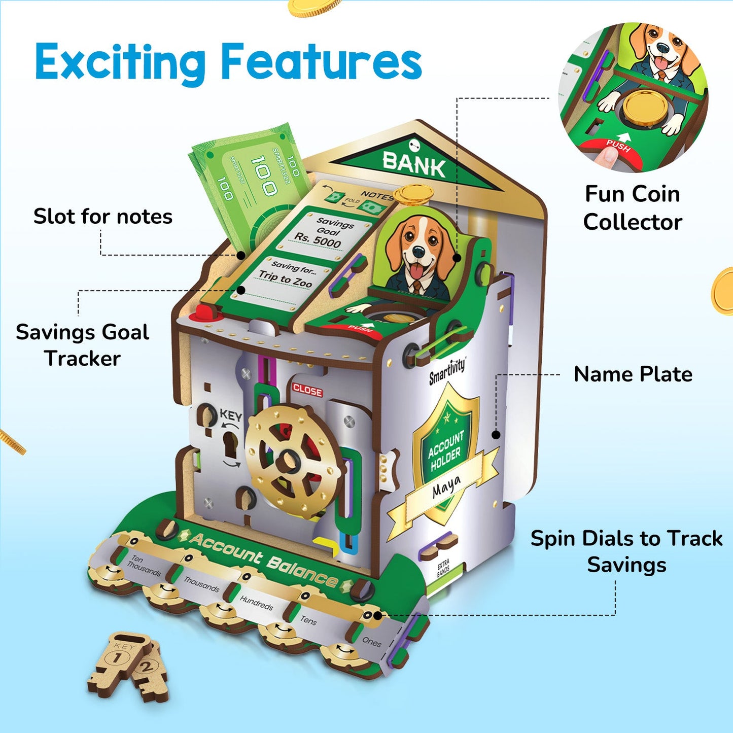 Money Bank | 6 - 14 years | DIY STEM Construction Toy