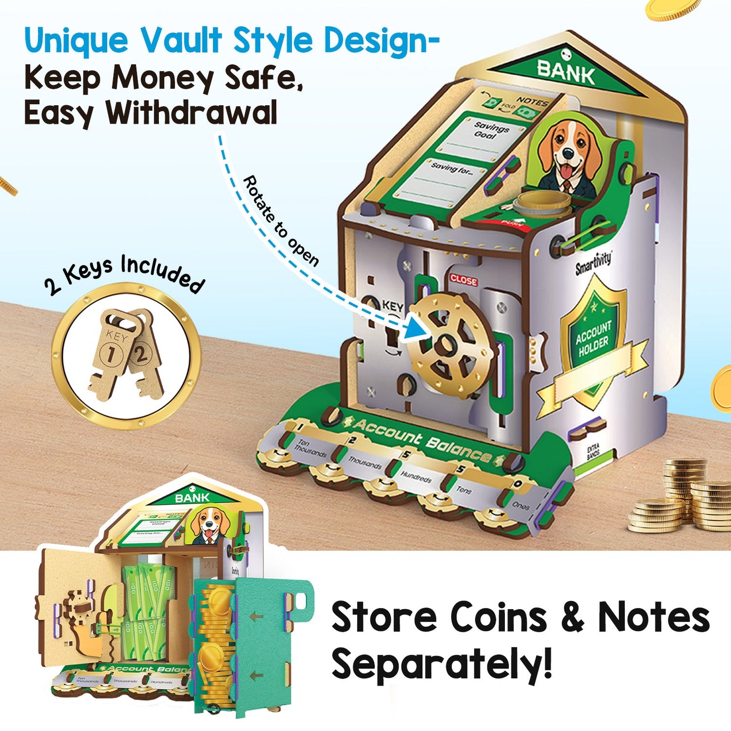 Money Bank | 6 - 14 years | DIY STEM Construction Toy