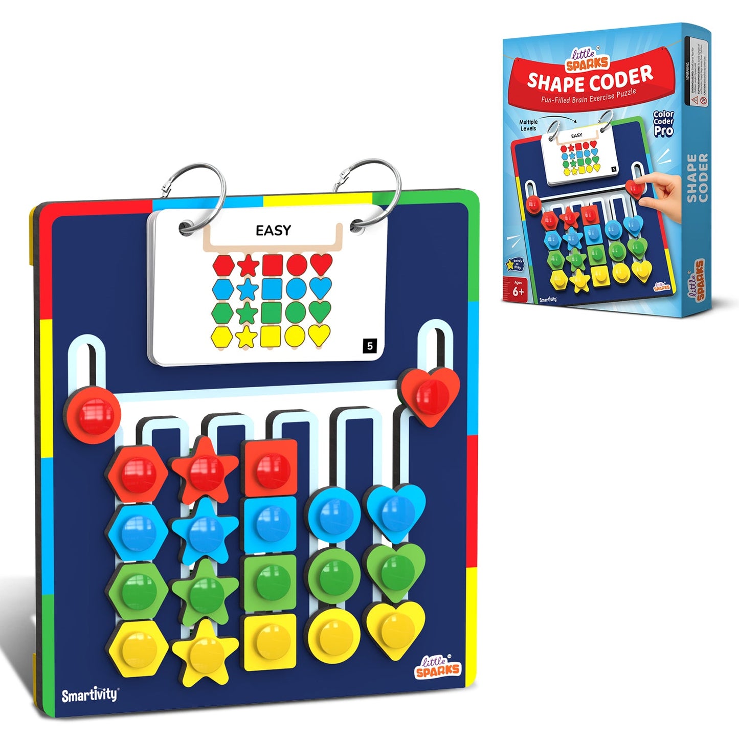 Shape Coder | 6-14 years | DIY Activity Kit