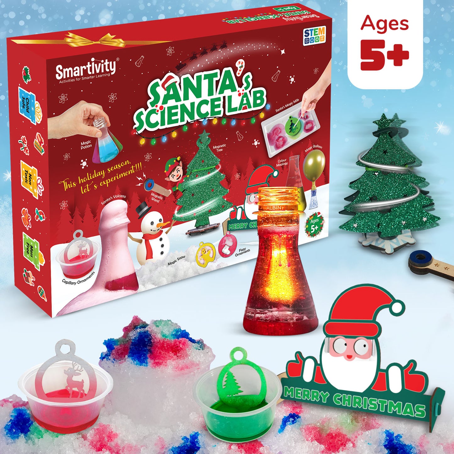 Santa’s Science Lab | 5-8 years | DIY Science Exoeriment Kit