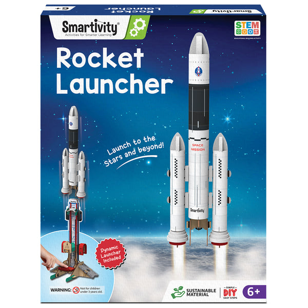 Rocket Launcher | DIY STEM Construction Toy | 6 + Years