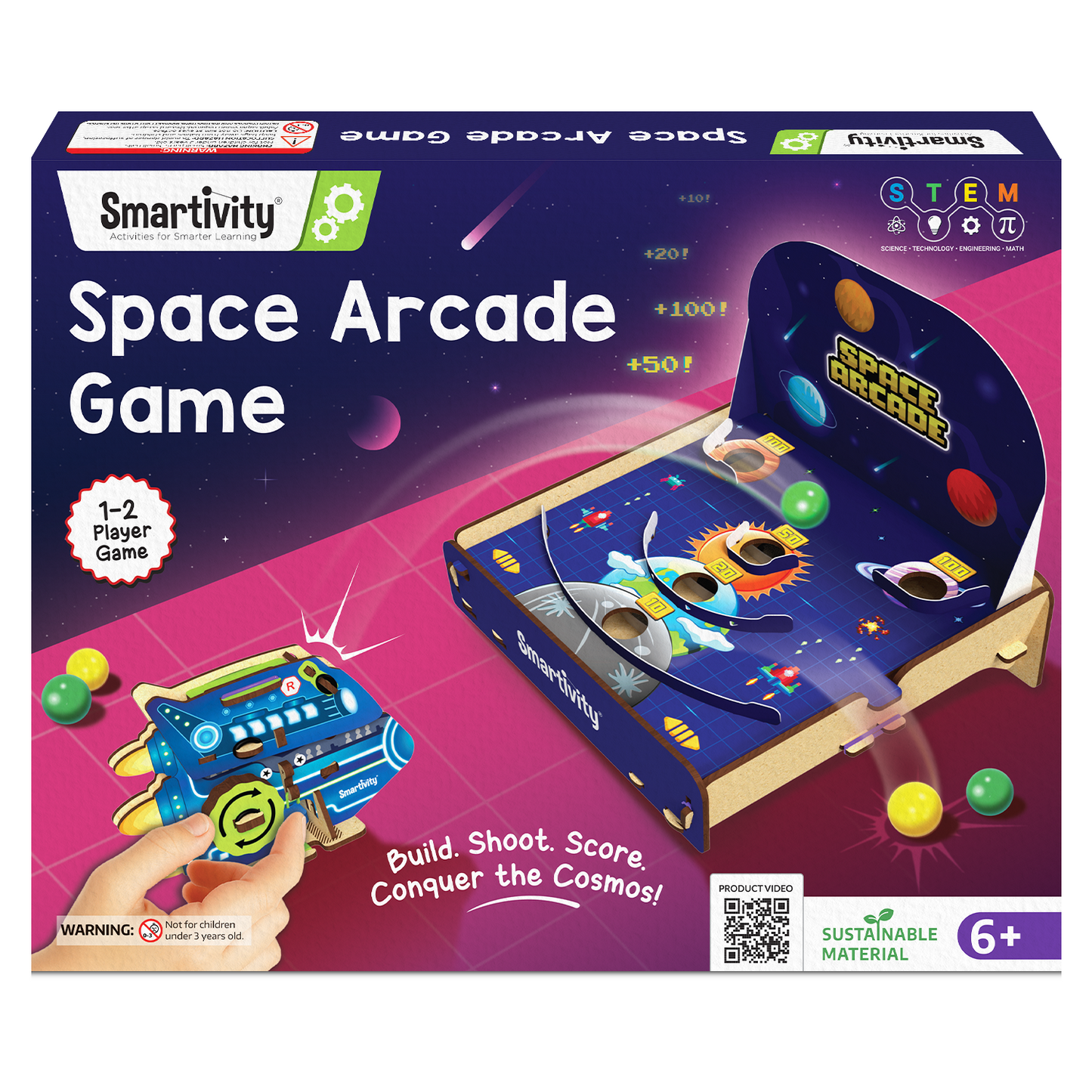 Space Arcade | 6 - 14 years | DIY STEM Construction Toy