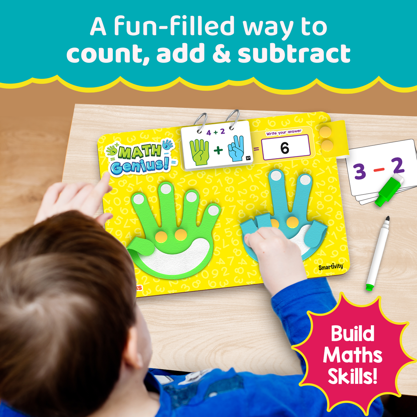 Math Genius | 3-8 years | DIY Activity Kit