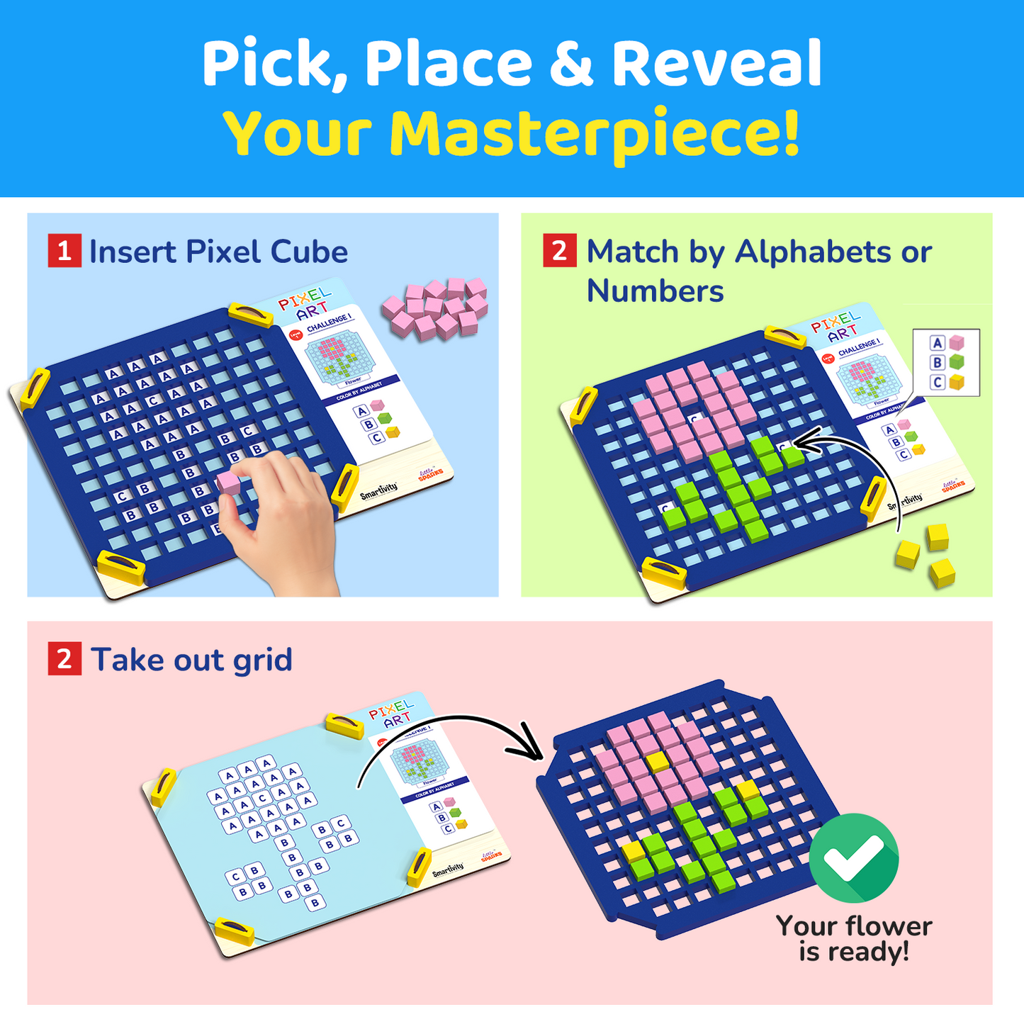 Pixel Art | 3-8 years | DIY Activity Kit