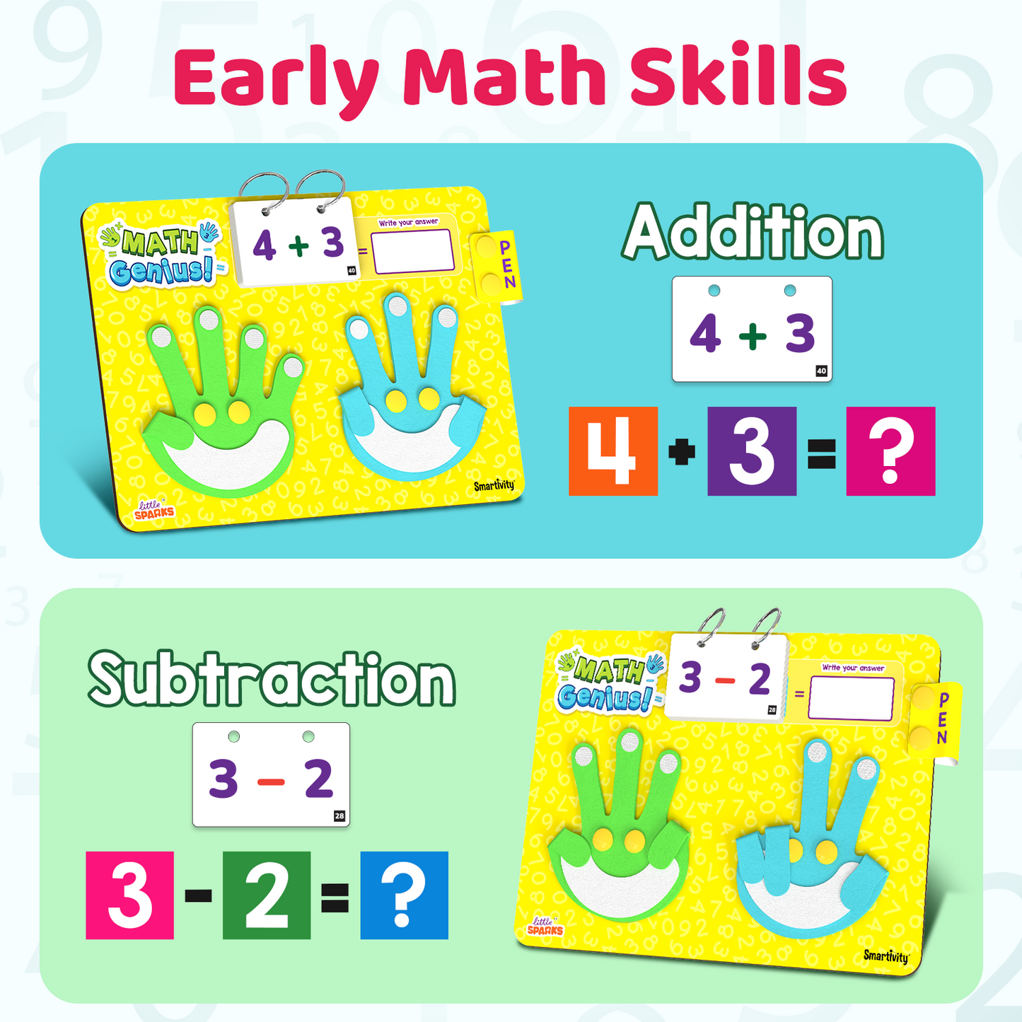 Math Genius | 3-8 years | DIY Activity Kit