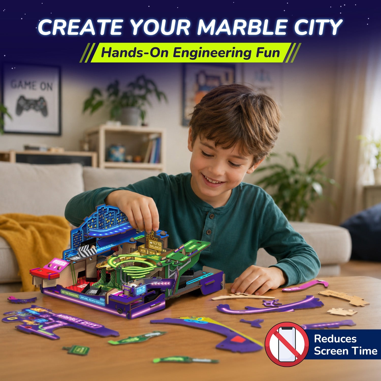 Ultimate Marble City | 8 - 14 years | DIY STEM Construction Toy
