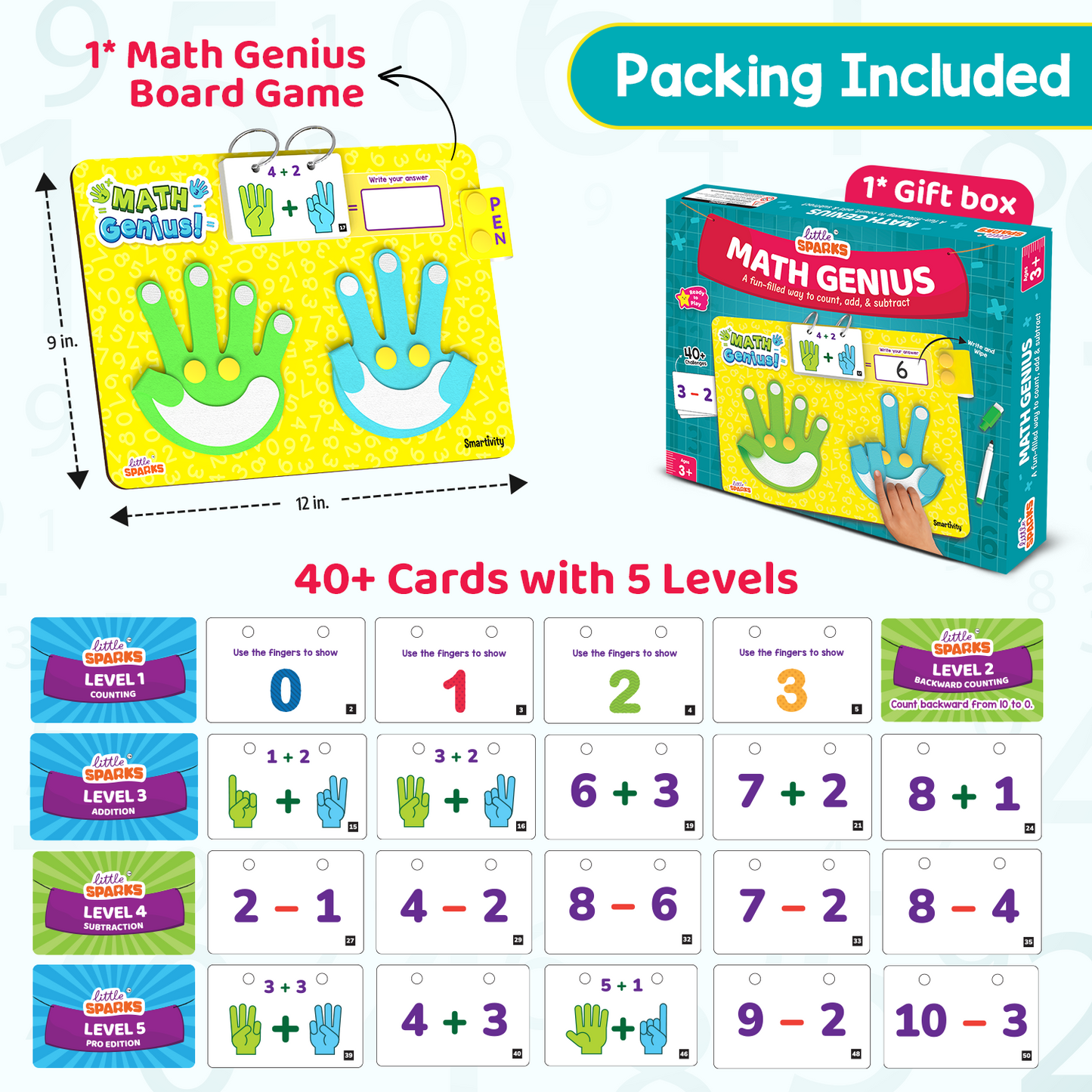 Math Genius | 3-8 years | DIY Activity Kit