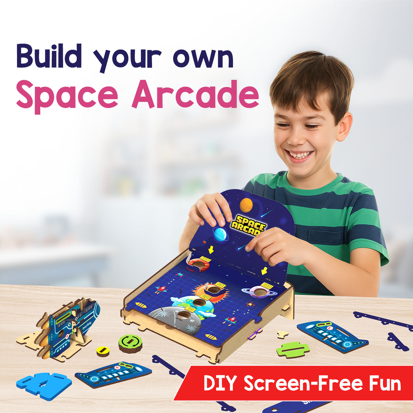 Space Arcade | 6 - 14 years | DIY STEM Construction Toy