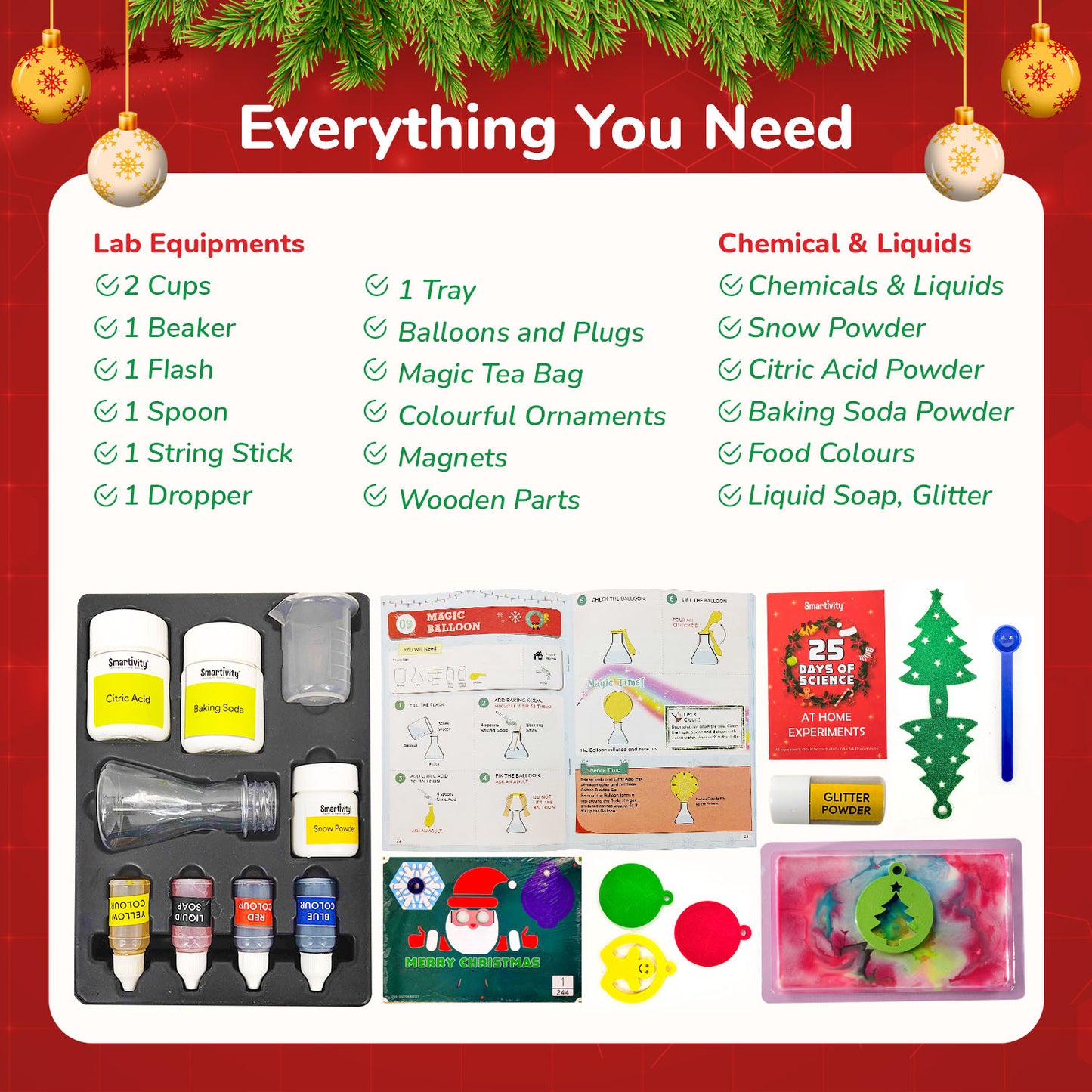 Santa’s Science Lab | 5-8 years | DIY Science Exoeriment Kit