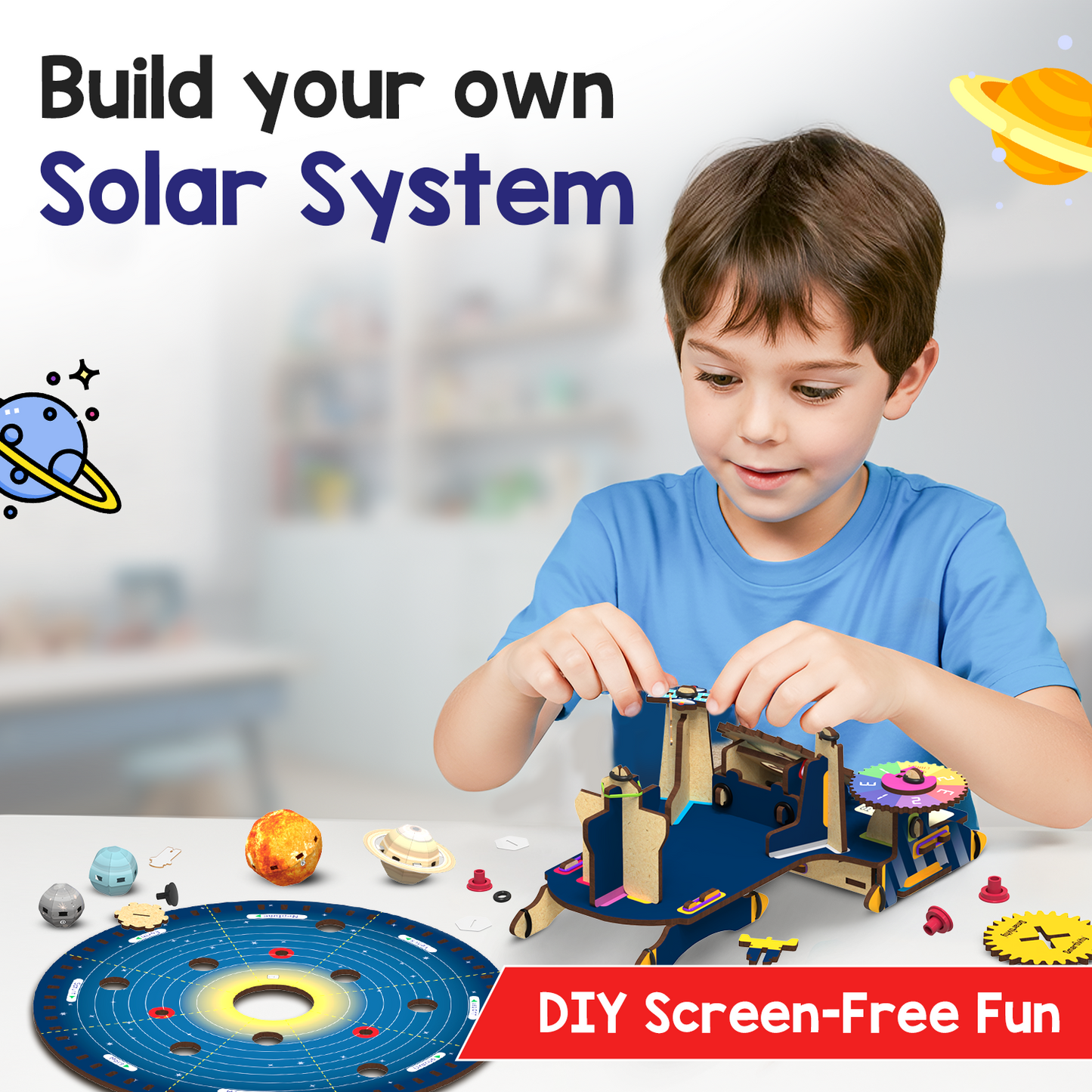 Solar System | 8 - 14 years | DIY STEM Construction Toy