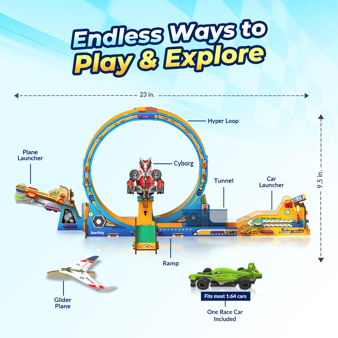 Turbo Loop Track | 6 - 14 years | DIY STEM Construction Toy