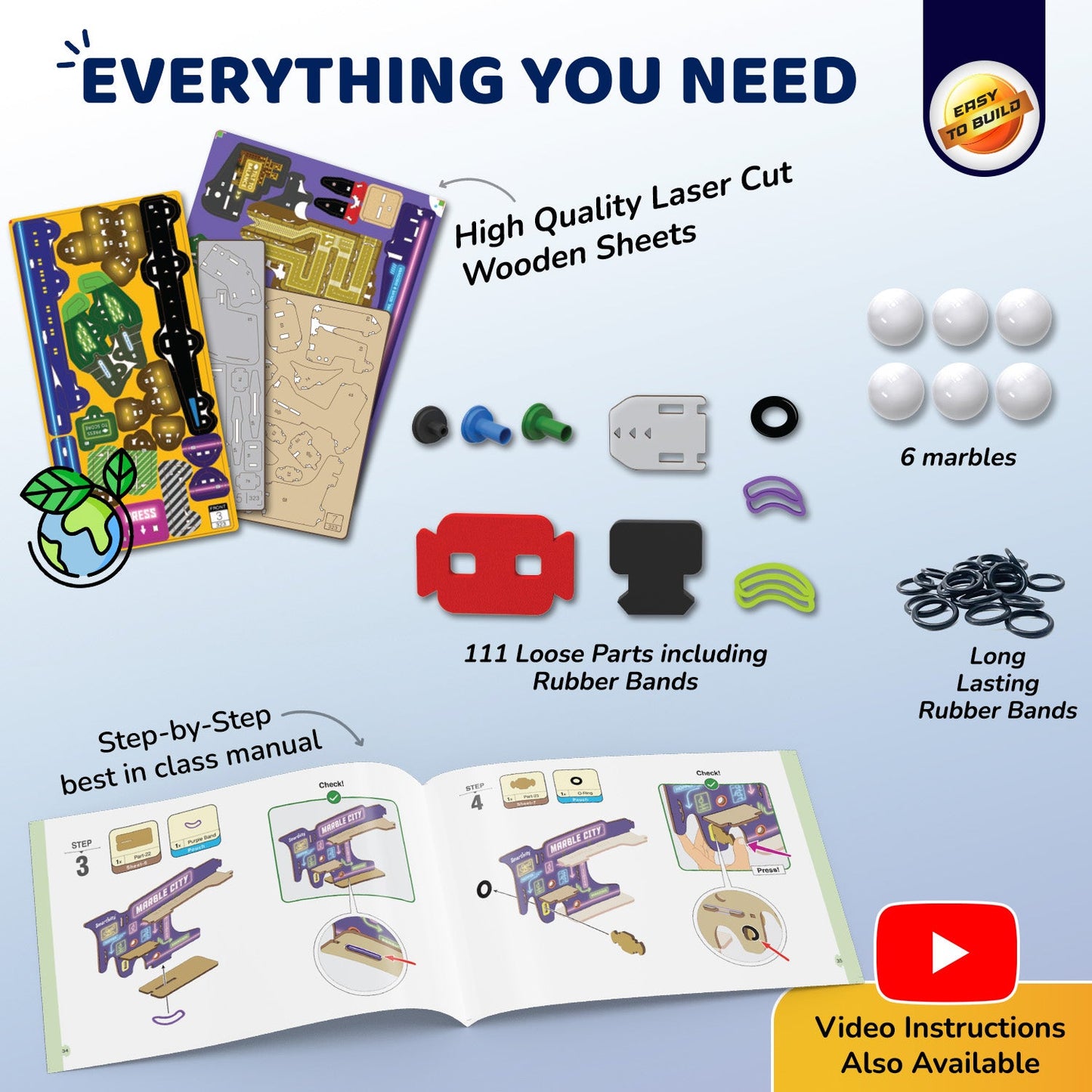 Ultimate Marble City | 8 - 14 years | DIY STEM Construction Toy