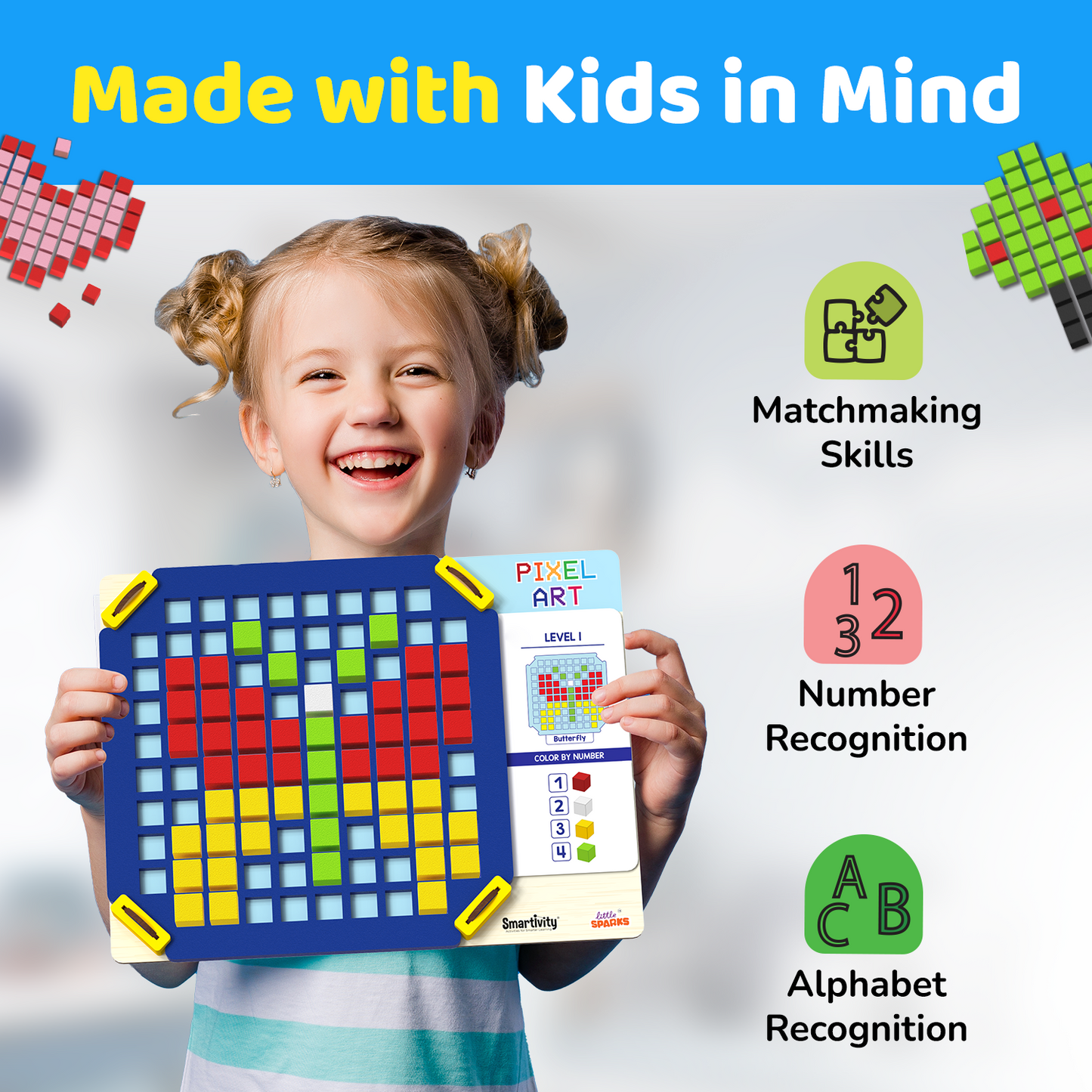 Pixel Art | 3-8 years | DIY Activity Kit