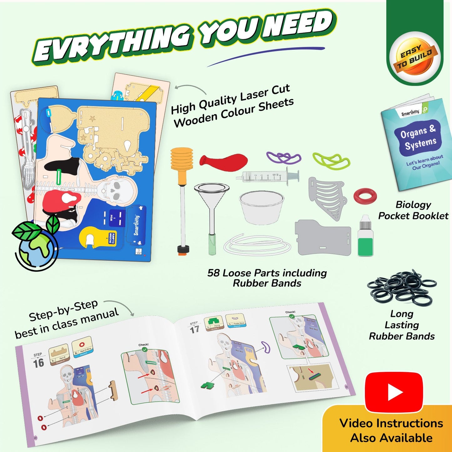 Interactive Human Body | 8 - 14 years | DIY STEM Construction Toy