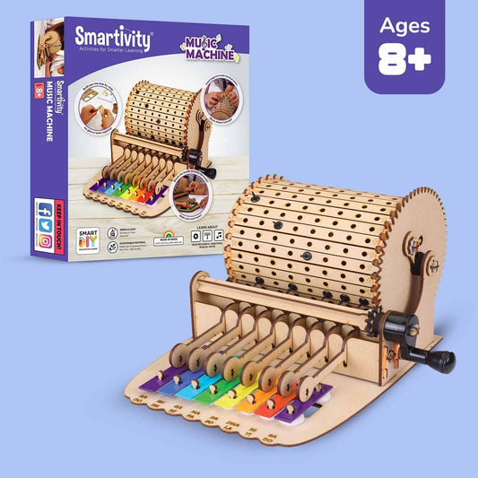 Xylofun Music Machine For 8+ Years | Learn Music, Sound & Gears | Boost Creativity and Analytical Thinking - Smartivity