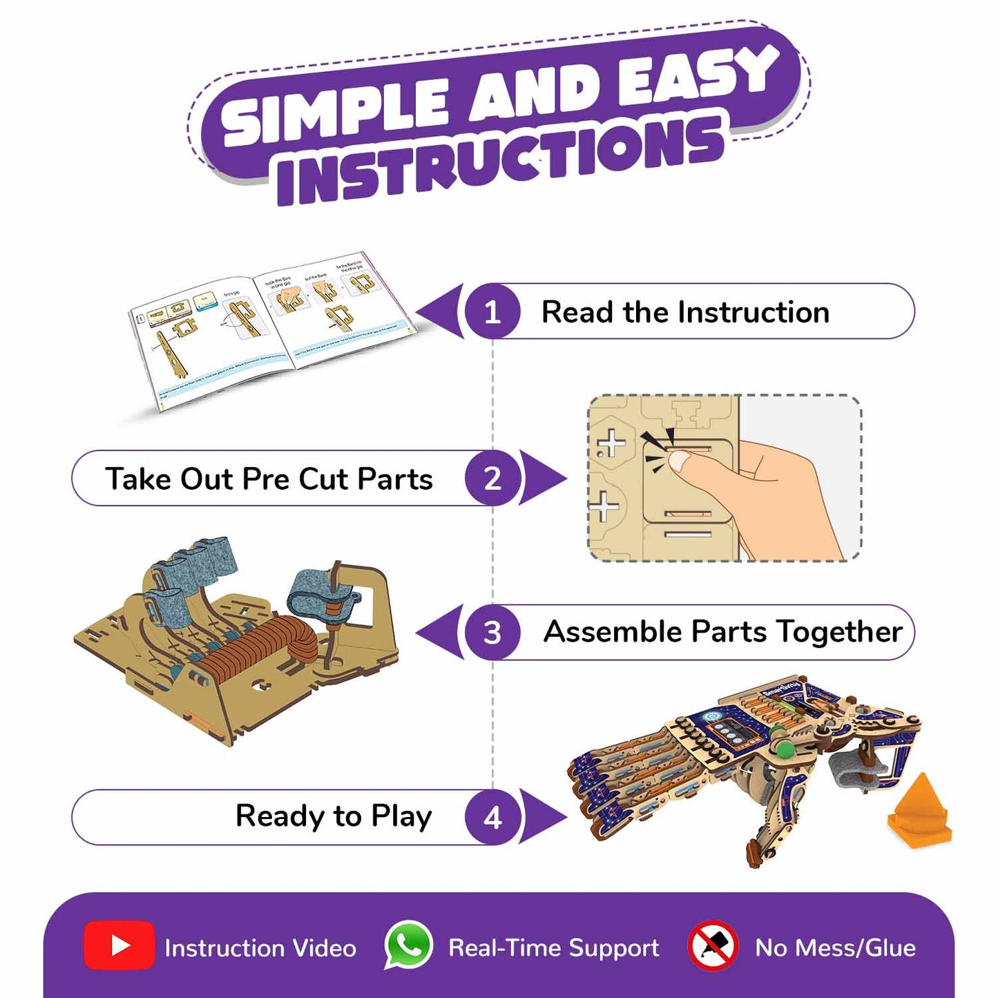 Robotic Mechanical Hand | DIY STEAM Toy For 8-14 Yrs Kids | Free ...