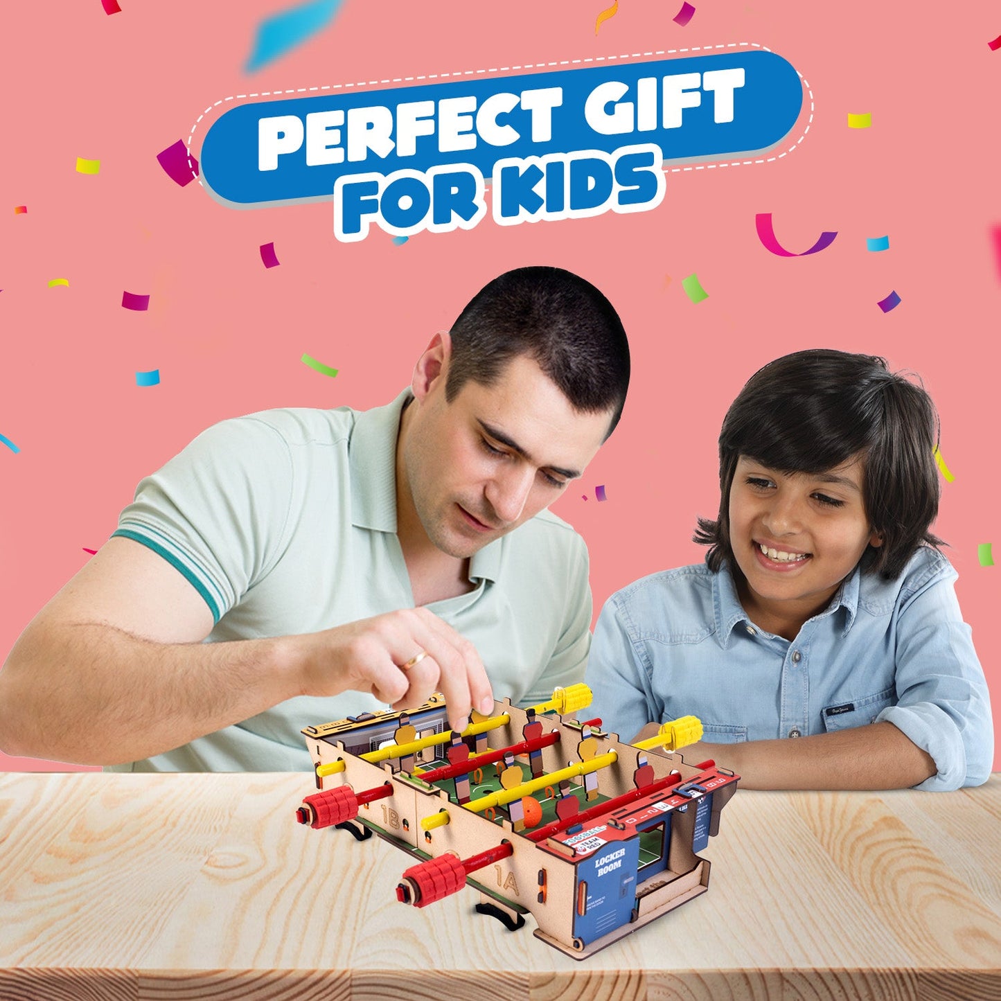 Foosball For 6+ Years | Christmas Gifts for Boys & Girls | Bring Home The Excitement of FIFA World Cup 2022 - Smartivity